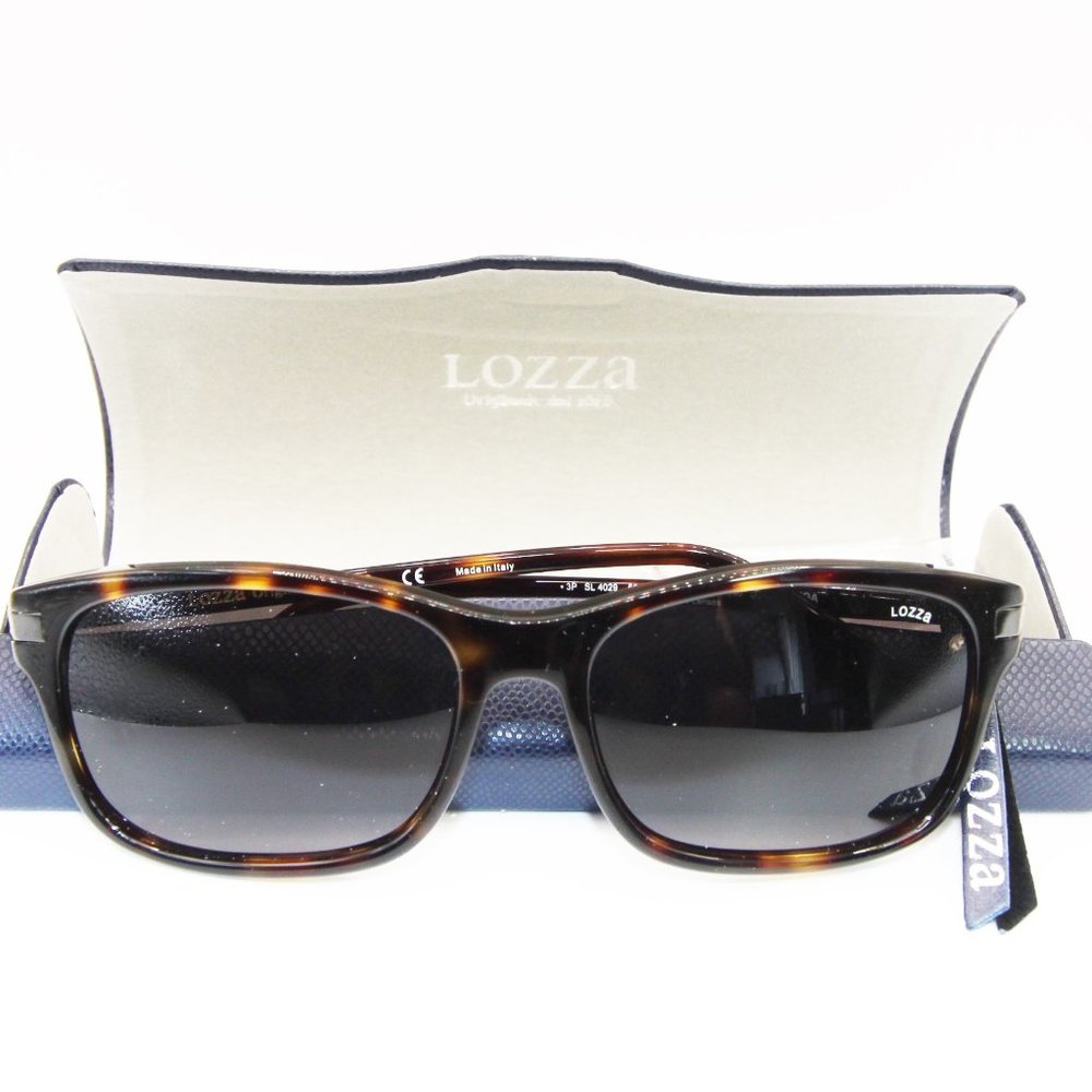 NEWT   LOZZA  ITALY ORIGINAL 56/16/140 HAVANA SUNGLASSES